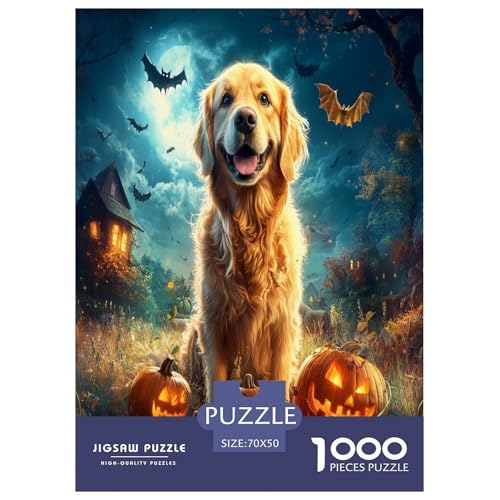 Goldener Retriever Puzzles 1000 Teile Schwer Puzzle Spielzeug Lernspiel Impossible Herausforderung Spielzeug Für Erwachsene Und Kinder Ab 14 Jahren 70x50cm/1000pcs Goldener Retriever Puzzles 1000 Teile Schwer Puzzle Spielzeug Lernspiel Impossible Herausforderung Spielzeug Für Erwachsene Und Kinder Ab 14 Jahren 70x50cm/1000pcs von IEJKLUVWX