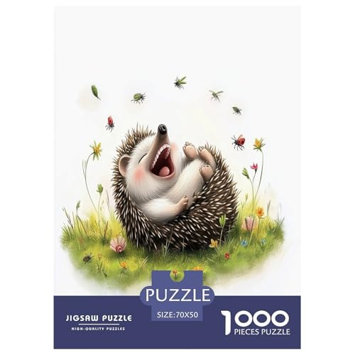 Hedgehog Puzzles 1000 Teile Schwer Puzzle Spielzeug Lernspiel Impossible Herausforderung Spielzeug Für Erwachsene Und Kinder in Bewährter 70x50cm/1000pcs Hedgehog Puzzles 1000 Teile Schwer Puzzle Spielzeug Lernspiel Impossible Herausforderung Spielzeug Für Erwachsene Und Kinder in Bewährter 70x50cm/1000pcs von IEJKLUVWX