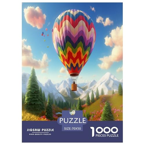 Heißluftballon Puzzles 1000 Teile Schwer Puzzle Spielzeug Lernspiel Impossible Herausforderung Spielzeug Für Erwachsene Und Kinder in Bewährter 70x50cm/1000pcs Heißluftballon Puzzles 1000 Teile Schwer Puzzle Spielzeug Lernspiel Impossible Herausforderung Spielzeug Für Erwachsene Und Kinder in Bewährter 70x50cm/1000pcs von IEJKLUVWX