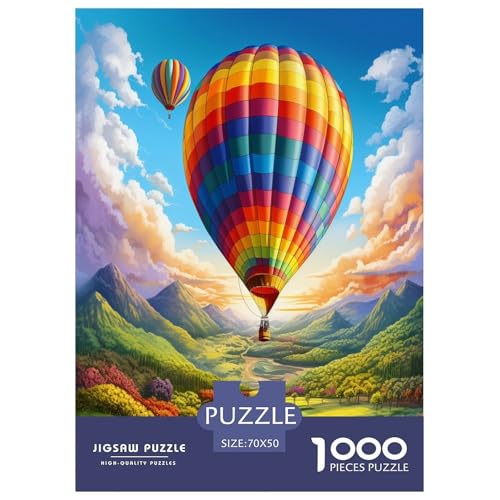 Heißluftballon Puzzles 1000 Teile Schwer Puzzle Spielzeug Lernspiel Impossible Herausforderung Spielzeug Für Erwachsene Und Kinder in Bewährter 70x50cm/1000pcs Heißluftballon Puzzles 1000 Teile Schwer Puzzle Spielzeug Lernspiel Impossible Herausforderung Spielzeug Für Erwachsene Und Kinder in Bewährter 70x50cm/1000pcs von IEJKLUVWX