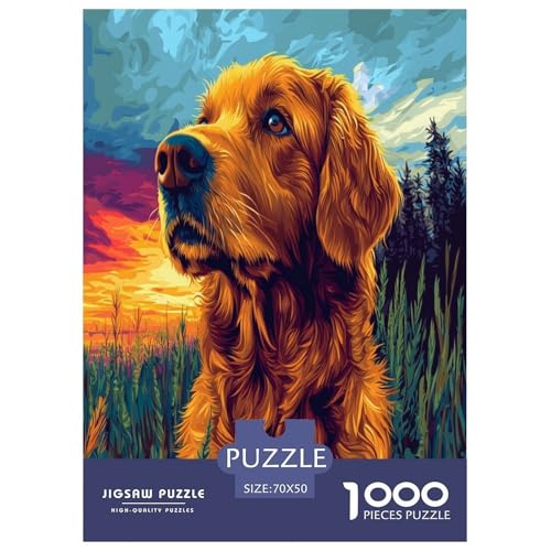 Irischer Setter Puzzle 1000-teilige Schwer Puzzle Spielzeug Lernspiel Impossible Herausforderungsspielzeug Für Erwachsene Und Kinder Ab 14 Jahren 70x50cm/1000pcs Irischer Setter Puzzle 1000-teilige Schwer Puzzle Spielzeug Lernspiel Impossible Herausforderungsspielzeug Für Erwachsene Und Kinder Ab 14 Jahren 70x50cm/1000pcs von IEJKLUVWX