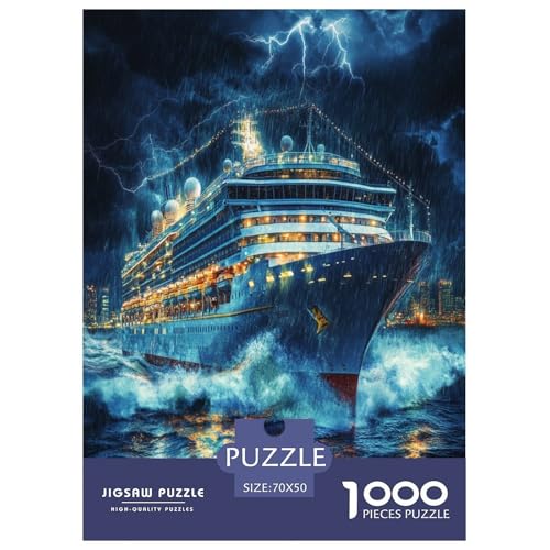 Kreuzfahrtschiff Puzzle 1000-teilige Schwer Puzzle Spielzeug Lernspiel Impossible Herausforderung Spielzeug Für Erwachsene Und Kinder in Bewährter 70x50cm/1000pcs Kreuzfahrtschiff Puzzle 1000-teilige Schwer Puzzle Spielzeug Lernspiel Impossible Herausforderung Spielzeug Für Erwachsene Und Kinder in Bewährter 70x50cm/1000pcs von IEJKLUVWX