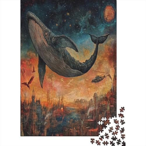 Kunpeng Puzzle 1000-teilige Schwer Puzzle Spielzeug Pädagogisches Spiel Impossible Herausforderung Spielzeug Für Erwachsene Und Kinder Ab 14 Jahren 1000pcs (75x50cm) von IEJKLUVWX