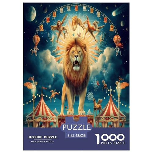 Löwen Puzzle 1000-teilige Schwer Puzzle Spielzeug Lernspiel Impossible Herausforderung Spielzeug Für Erwachsene Und Kinder Ab 12 Jahren 38x26cm/1000pcs Löwen Puzzle 1000-teilige Schwer Puzzle Spielzeug Lernspiel Impossible Herausforderung Spielzeug Für Erwachsene Und Kinder Ab 12 Jahren 38x26cm/1000pcs von IEJKLUVWX