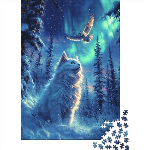 Norwegischer Waldkatze Puzzle 1000 Teile Schwer Puzzle Spielzeug Pädagogisches Spiel Impossible Herausforderung Spielzeug Für Erwachsene Und Kinder Ab 14 Jahren 1000pcs (75x50cm) von IEJKLUVWX