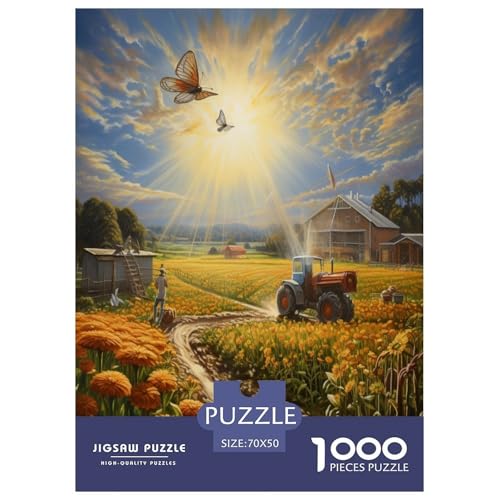Ranchen Puzzle 1000 Teile Schwer Puzzle Spielzeug Lernspiel Impossible Herausforderungsspielzeug Für Erwachsene Und Kinder in Bewährter 70x50cm/1000pcs Ranchen Puzzle 1000 Teile Schwer Puzzle Spielzeug Lernspiel Impossible Herausforderungsspielzeug Für Erwachsene Und Kinder in Bewährter 70x50cm/1000pcs von IEJKLUVWX