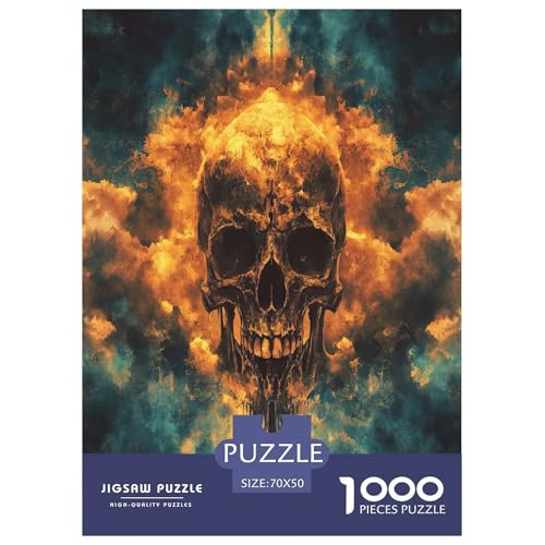 Schädel Puzzle 1000 Teile Schwer Puzzle Spielzeug Lernspiel Impossible Herausforderungsspielzeug Für Erwachsene Und Kinder Ab 14 Jahren 70x50cm/1000pcs Schädel Puzzle 1000 Teile Schwer Puzzle Spielzeug Lernspiel Impossible Herausforderungsspielzeug Für Erwachsene Und Kinder Ab 14 Jahren 70x50cm/1000pcs von IEJKLUVWX