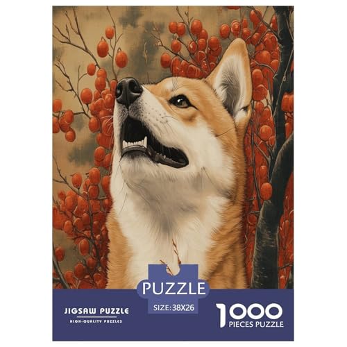 Shiba Inu Puzzle 1000-teilige Schwer Puzzle Spielzeug Pädagogisches Spiel Impossible Herausforderungsspielzeug Für Erwachsene Und Kinder Ab 12 Jahren 38x26cm/1000pcs Shiba Inu Puzzle 1000-teilige Schwer Puzzle Spielzeug Pädagogisches Spiel Impossible Herausforderungsspielzeug Für Erwachsene Und Kinder Ab 12 Jahren 38x26cm/1000pcs von IEJKLUVWX