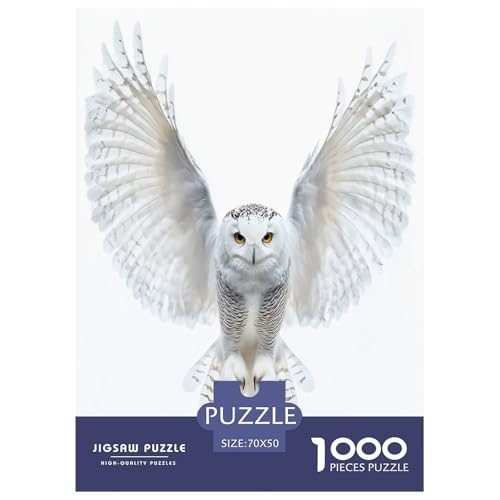 Weiße Eule Puzzle 1000 Teile Schwer Puzzle Spielzeug Pädagogisches Spiel Impossible Herausforderung Spielzeug Für Erwachsene Und Kinder in Bewährter 70x50cm/1000pcs Weiße Eule Puzzle 1000 Teile Schwer Puzzle Spielzeug Pädagogisches Spiel Impossible Herausforderung Spielzeug Für Erwachsene Und Kinder in Bewährter 70x50cm/1000pcs von IEJKLUVWX