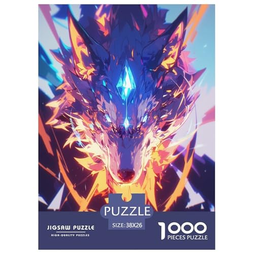 Wolf Puzzle 1000-teilige Schwer Puzzle Spielzeug Lernspiel Impossible Herausforderung Spielzeug Für Erwachsene Und Kinder in Bewährter 38x26cm/1000pcs Wolf Puzzle 1000-teilige Schwer Puzzle Spielzeug Lernspiel Impossible Herausforderung Spielzeug Für Erwachsene Und Kinder in Bewährter 38x26cm/1000pcs von IEJKLUVWX