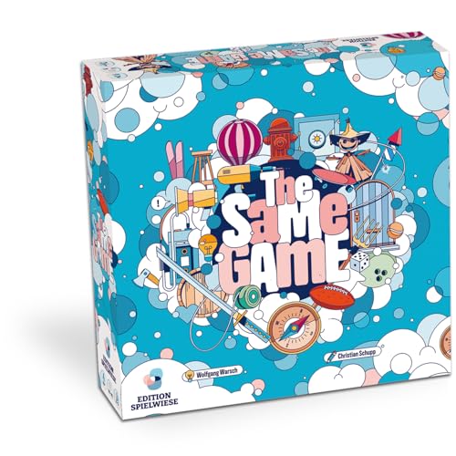 Edition SPIELWIESE, The Same Game, Kooperatives Gesellschaftsspiel mit kreativen Vergleichen, spannender Rätselspaß für die ganze Familie, Für 3–6 Spieler ab 10 Jahren von IELLO