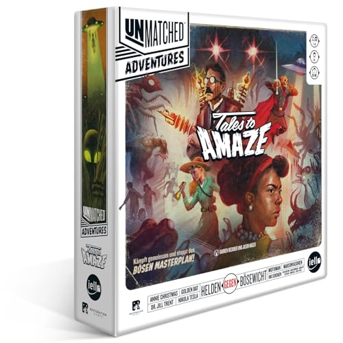 IELLO, Unmatched Adventures: Tales to Amaze, Kooperatives Gesellschaftsspiel, Spannende Helden-Abenteuer, Für 1–4 Spieler ab 10 Jahren IELLO, Unmatched Adventures: Tales to Amaze, Kooperatives Gesellschaftsspiel, Spannende Helden-Abenteuer, Für 1–4 Spieler ab 10 Jahren von IELLO