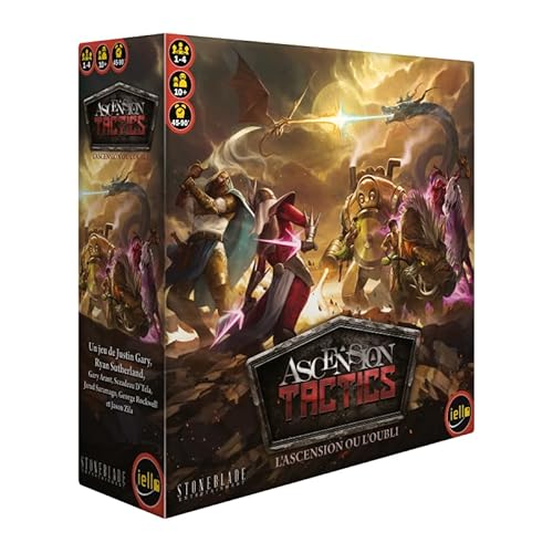 IELLO Ascension Tactics – Deckbuilding- und Strategiespiel | Taktisches Brett, verschiedene Szenarien | 1-4 Spieler | ab 10 Jahren | Spiele 45-90 Minuten | Stoneblade von IELLO