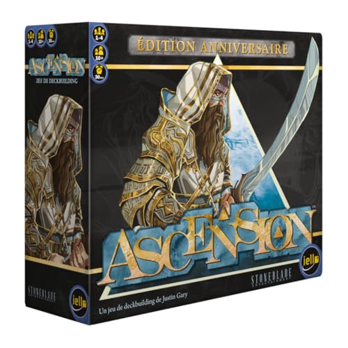 IELLO Aufstieg – Jubiläumsausgabe | legendäres Deckbuilding-Spiel | 1 bis 4 Spieler | ab 10 Jahren | Exklusiver Inhalt | Sammlerversion des berühmten Kartenspiels IELLO Aufstieg – Jubiläumsausgabe | legendäres Deckbuilding-Spiel | 1 bis 4 Spieler | ab 10 Jahren | Exklusiver Inhalt | Sammlerversion des berühmten Kartenspiels von IELLO