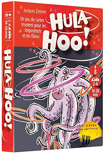 IELLO Hula HOO – EIN einfaches Spiel, bei dem das Ziel ist, Ihre Gegner zu eliminieren. Befreien Sie Sich von Ihren Karten – lustig und strategisch für Abende mit Familie und Freunden von IELLO