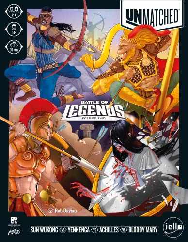 Iello IEL51961 Unmatched: Battle of Legends Vol 2 (english) von IELLO