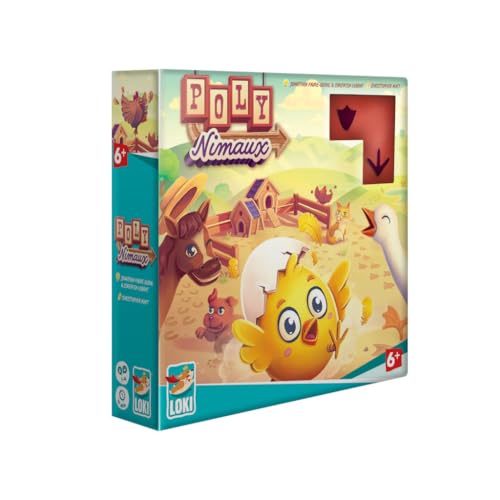 IELLO Polynimaux Gesellschaftsspiel – für 1 bis 4 Spieler – ab 6 Jahren – französische Version von IELLO