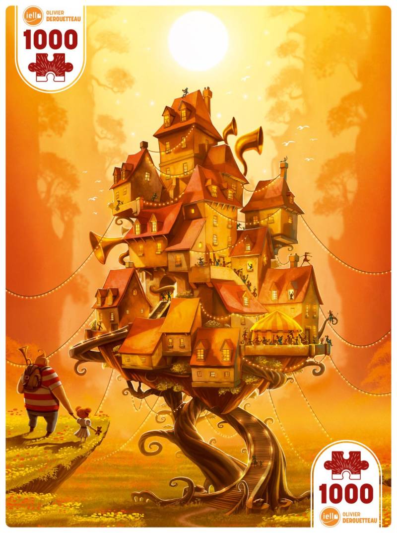 IELLO Puzzle 1000 Teile – Art´zimut - von IELLO