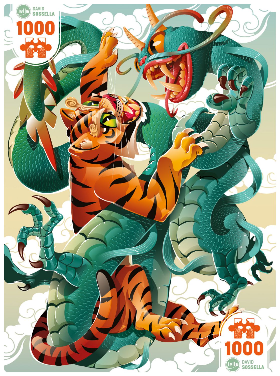 IELLO Puzzle 1000 Teile – The Tiger and the Dragon - IELLO Puzzle 1000 Teile – The Tiger and the Dragon - von IELLO