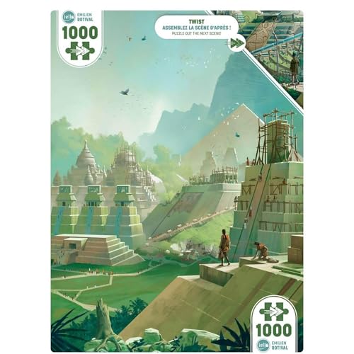 Puzzle 1000 pièces Iello Twist Ancient Pyramids von IELLO