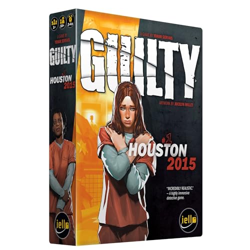 IELLO: Guilty Houston 2015 - Kooperatives Brettspiel, Abzug, Morderuntersuchung im County Prison, ab 18 Jahren, 1-99 Spieler, 180-240 Minuten IELLO: Guilty Houston 2015 - Kooperatives Brettspiel, Abzug, Morderuntersuchung im County Prison, ab 18 Jahren, 1-99 Spieler, 180-240 Minuten von IELLO