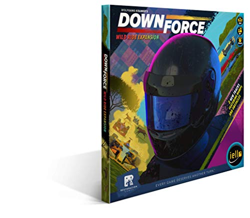 Iello, Downforce: Wild Ride Expansion, Board Game, Ages 8+, 2 to 6 Players, 30 mins Minutes Playing Time von IELLO