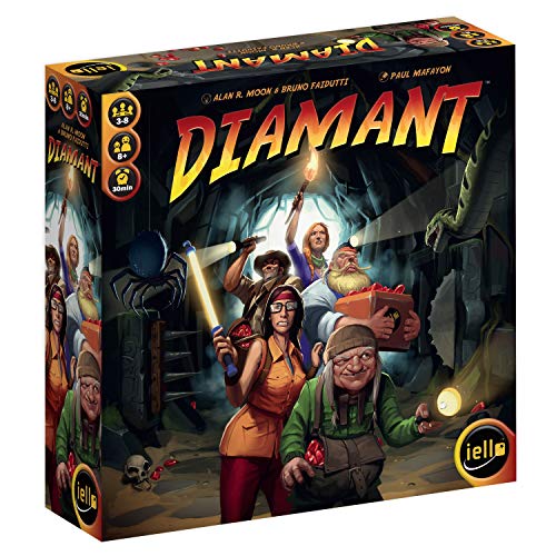 Iello , Diamant , Board Game , Ages 8+ , 3 to 8 Players , 30 mins Minutes Playing Time von IELLO