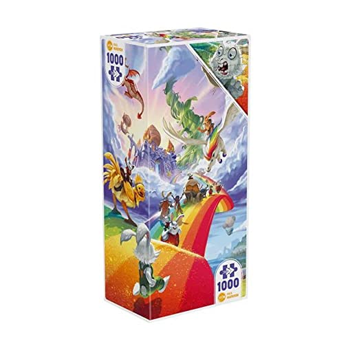 Iello Puzzle Twist: Bunny Kingdom in The Sky – (1.000 Teile) | Puzzle, ab 14 Jahren, ab 1 Spieler von IELLO