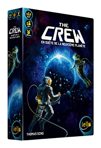 IELLO The Crew (VF) – EIN kooperatives Spiel, bei dem jedes Mitglied Seine Mission erfüllen muss! Arbeiten Sie zusammen, um Weltraummissionen zu erfüllen und Hindernisse zu überwinden von IELLO
