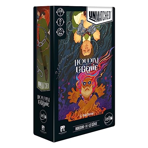 IELLO Unmatched - Houdini vs Genie: Brettspiel für 2 Spieler ab 18 Jahren IELLO Unmatched - Houdini vs Genie: Brettspiel für 2 Spieler ab 18 Jahren von IELLO