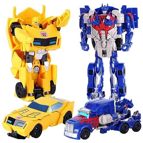 2 Stück Transformation Action Figure Spielzeug Deformierter Autoroboter Auto Transformator Spielzeugs 2 in 1 Deformierter Autos Roboter Spielzeug Verformung Roboter Auto Spielzeugs für Kinder 3+ 2 Stück Transformation Action Figure Spielzeug Deformierter Autoroboter Auto Transformator Spielzeugs 2 in 1 Deformierter Autos Roboter Spielzeug Verformung Roboter Auto Spielzeugs für Kinder 3+ von IFHDO