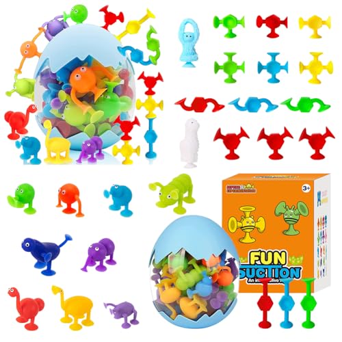 26 Stück Saugnapf Spielzeug, Sensorikspielzeug Silikon Badespielzeug, Saugnapf Spielzeug Badespielzeug, Silikon Bausteine Spielzeug, Badewannenspielzeug, Reisespielzeug, Spielzeuge mit Saugnapf 26 Stück Saugnapf Spielzeug, Sensorikspielzeug Silikon Badespielzeug, Saugnapf Spielzeug Badespielzeug, Silikon Bausteine Spielzeug, Badewannenspielzeug, Reisespielzeug, Spielzeuge mit Saugnapf von IFHDO
