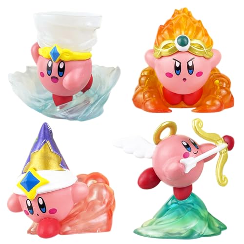 4 Stück Kir-byy Figuren Set Tortendekoration Kir-byy Tortendeko Geburtstag Kuchen Topper Mini Kuchen figuren, Autodekoration, für Kuchen Geburtstag Dekoration Kinder Party Dekoration 4 Stück Kir-byy Figuren Set Tortendekoration Kir-byy Tortendeko Geburtstag Kuchen Topper Mini Kuchen figuren, Autodekoration, für Kuchen Geburtstag Dekoration Kinder Party Dekoration von IFHDO