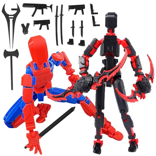 Action Figure,Desktop-Dekorationen,Actionfigur Actionfiguren mit Mehreren Gelenken Dummy Action Figures,3D-Gedruckter Mehrgelenke,Actionfiguren Mit Mehreren,für Anime Fan Spielzeug(13.7cm) von IFHDO