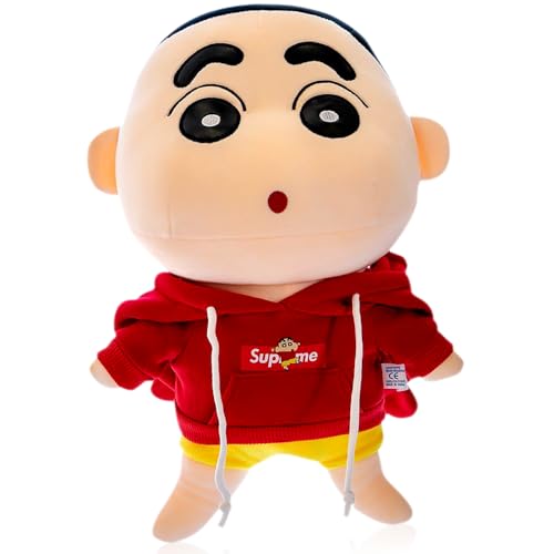 Crayon Shiin Plüschtier, Weiche Stoffpuppe Plüschpuppe Stofftier Spielzeug Plüschtiere Doll Gefüllte Puppen mit Kleidung Abziehbar Stoffpuppe Cartoon Kuscheltier Plüschkissen für Jungen Mädchen(26CM) Crayon Shiin Plüschtier, Weiche Stoffpuppe Plüschpuppe Stofftier Spielzeug Plüschtiere Doll Gefüllte Puppen mit Kleidung Abziehbar Stoffpuppe Cartoon Kuscheltier Plüschkissen für Jungen Mädchen(26CM) von IFHDO