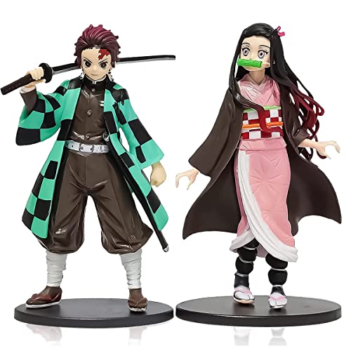 IFHDO Figuren, 2 Stück Anime Figur Model Cake Topper Figure Collection,Modellfiguren Kunstwerk Schreibtisch Dekoration Actionfigur für Kinder Spielzeugpuppe Geschenk IFHDO Figuren, 2 Stück Anime Figur Model Cake Topper Figure Collection,Modellfiguren Kunstwerk Schreibtisch Dekoration Actionfigur für Kinder Spielzeugpuppe Geschenk von IFHDO