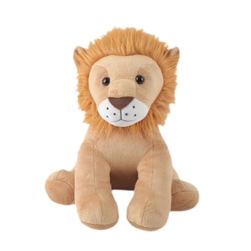 IFHDO Lion Plüschtier, Lion Weiche Stoffpuppe Plüschpuppe Plüschtiere Doll Stofftier Spielzeug Gefüllte Puppen Stoffpuppe Kuscheltier Cartoon Plüschkissen für Mädchen Jungen (26CM) von IFHDO