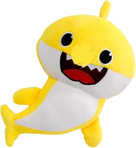 IFHDO Shark Plüschtier, Shark Plüschpuppe Weiche Stoffpuppe Stofftier Spielzeug Plüschtiere Doll Gefüllte Puppen Stoffpuppe Cartoon Kuscheltier Plüschkissen für Jungen und Mädchen (30CM) von IFHDO