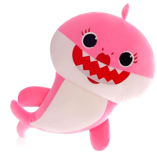 IFHDO Shark Plüschtier, Shark Plüschpuppe Weiche Stoffpuppe Stofftier Spielzeug Plüschtiere Doll Gefüllte Puppen Stoffpuppe Cartoon Kuscheltier Plüschkissen für Mädchen und Jungen (30CM) von IFHDO