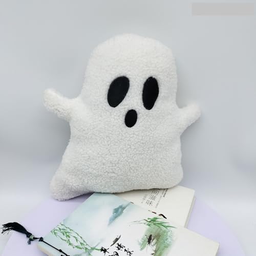 IFHDO Weißer Geister Plüsch, Halloween Kuscheltier Gespenster, Halloween Kissen Geist, Süße Cartoons Geister Figure, Geisterkissen Für HalloweenKinder Geschenk Deko Geister Gefülltes Kuscheltier 30cm IFHDO Weißer Geister Plüsch, Halloween Kuscheltier Gespenster, Halloween Kissen Geist, Süße Cartoons Geister Figure, Geisterkissen Für HalloweenKinder Geschenk Deko Geister Gefülltes Kuscheltier 30cm von IFHDO