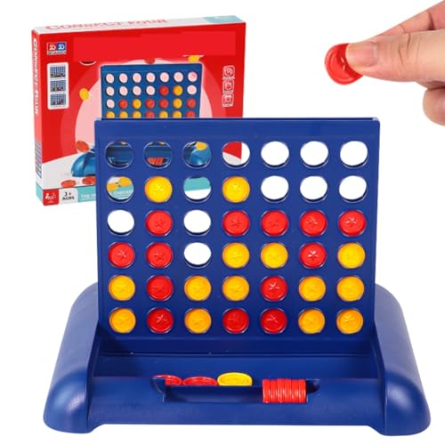 Kinderbrettspiel, 4 in Einer Reihe Vertikales Brettspiel, Strategiespiel für 2 Spieler, Lernspielzeug für Kinder, Ein lustiges und Spannendes Spiel für zwei Spieler für Kinder von 3 bis 8 Jahren Kinderbrettspiel, 4 in Einer Reihe Vertikales Brettspiel, Strategiespiel für 2 Spieler, Lernspielzeug für Kinder, Ein lustiges und Spannendes Spiel für zwei Spieler für Kinder von 3 bis 8 Jahren von IFHDO