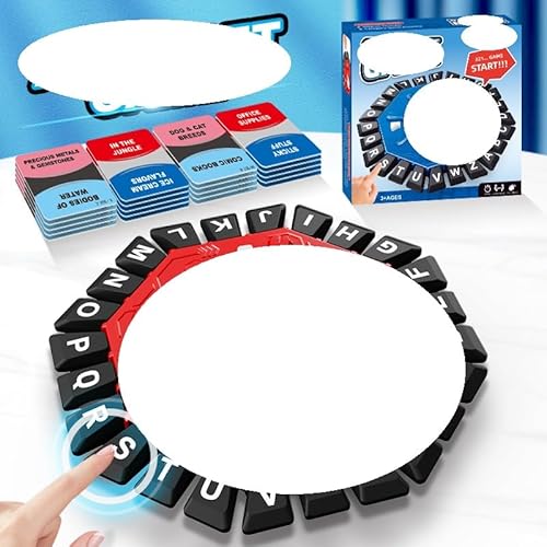 Rettspiele Wortspiele, Wortspiel Buchstaben Drücken, Wörter Spiel, Wortspiel, Familienspiele Brettspiele Partyspiele für Kinder und Erwachsene, 2–8 Spieler (24 Tasten) von IFHDO