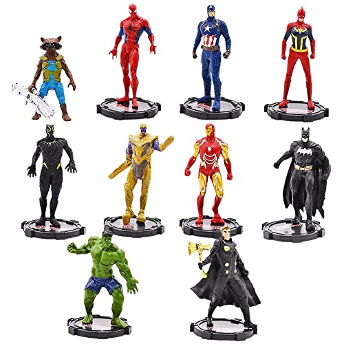 Suuperhero Mini Figuren Set, 10 Stück Avvengers Cake Topper Geburtstags Dekoration Avvengers Figuren Kuchen Deko Geburtstag Kuchen Dekoration für Kinder Geburtstag Party Dekoration Suuperhero Mini Figuren Set, 10 Stück Avvengers Cake Topper Geburtstags Dekoration Avvengers Figuren Kuchen Deko Geburtstag Kuchen Dekoration für Kinder Geburtstag Party Dekoration von IFHDO