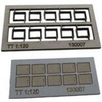 IGRA 130007 TT Kanal für Kabel - Art 4 - 10x Schacht (Rahmen + Abdeckplatte) von IGRA