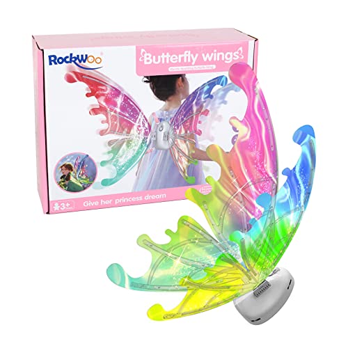 Feenflügel Damen,Feenflügel Leuchtende Set,LED Feenflügel Leuchtende,Schmetterlingsflügel mit LED Fee Stirnband und LED Fee Zauberstab,Karneval Party,Cosplay,Geburtstagsparty Feenflügel Damen,Feenflügel Leuchtende Set,LED Feenflügel Leuchtende,Schmetterlingsflügel mit LED Fee Stirnband und LED Fee Zauberstab,Karneval Party,Cosplay,Geburtstagsparty von IGTOPS