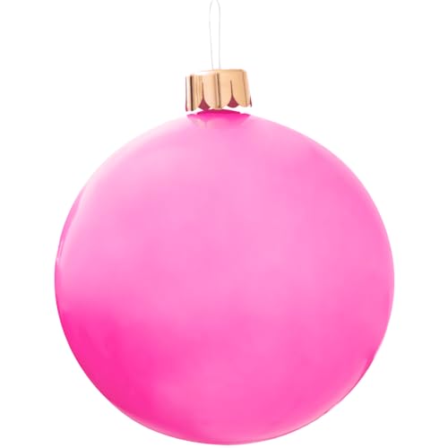 Nahtlose aufblasbare extra große Schmuck Weihnachtsdekoration Atmosphäre Dekoration Innen- und Außenbereich 60 Luftballons für Geburtstag (Rosa, A) von IHEHUA