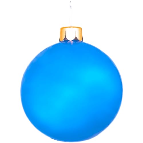 Nahtloser aufblasbarer extra großer Schmuck Weihnachtsdekoration Atmosphäre Dekoration für drinnen und draußen, 60 Luftballons für Geburtstag (Blau, A) von IHEHUA