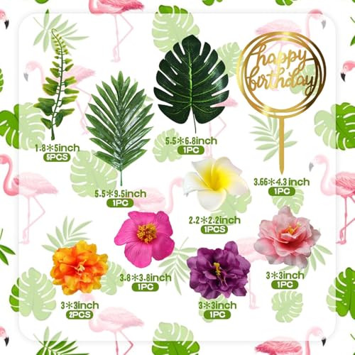 Hawaii Kuchendeko 14 Stück Luau Torte Geburtstagsdeko Tropical Torte Deko Sommer Geburtstag Cake Topper Tropische Blätter, Blumen Tortendeko für Hawaiianische Geburtstag Hochzeit Kinder Party Hawaii Kuchendeko 14 Stück Luau Torte Geburtstagsdeko Tropical Torte Deko Sommer Geburtstag Cake Topper Tropische Blätter, Blumen Tortendeko für Hawaiianische Geburtstag Hochzeit Kinder Party von IHLOOTD