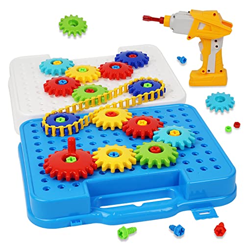 IIROMECI Gears Toys for Kids Ages 4-8, STEM Educational Construction Toys, Super Building Toy Set for Boys and Girls, Engineering Building Blocks Creative Learning Toy Set IIROMECI Gears Toys for Kids Ages 4-8, STEM Educational Construction Toys, Super Building Toy Set for Boys and Girls, Engineering Building Blocks Creative Learning Toy Set von IIROMECI
