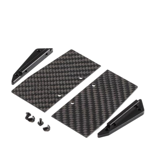Carbonfaser-ESC-Tablett Standard-Schieberegler, die mit 1/10 Fahrgestellschienen Kompatibel mit RC-Crawlers Power Wagon Gspeed V3 V4 fs G-Shot kompatibel sind(Boat Sliders B) von IJOSADON